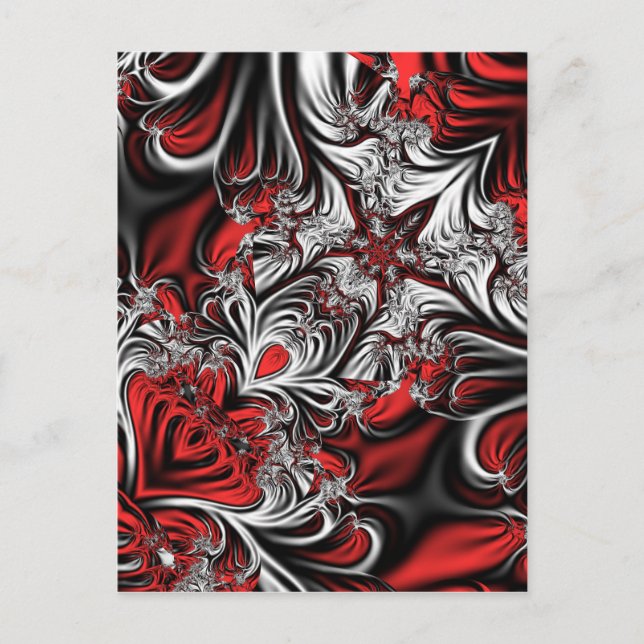 Postal Patrón de Fractal (Anverso)