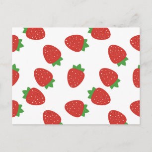 Postal Patrón de fresa