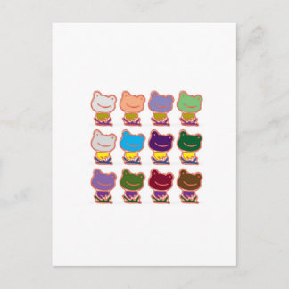 POSTAL PATRÓN DE FROGGGY FROG