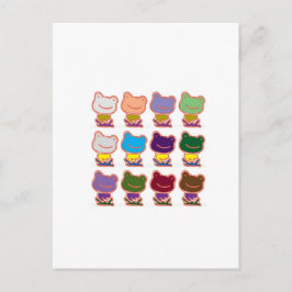 POSTAL PATRÓN DE FROGGGY FROG