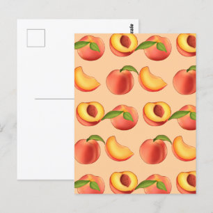 Postal Patrón de fruta de color