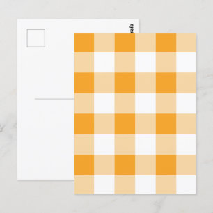 Postal Patrón de Gingham