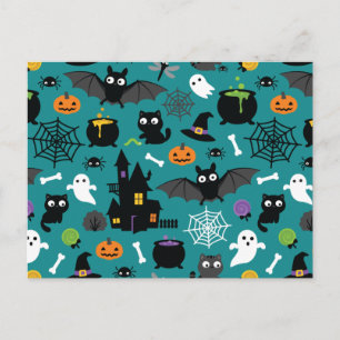 Postal Patrón de Halloween