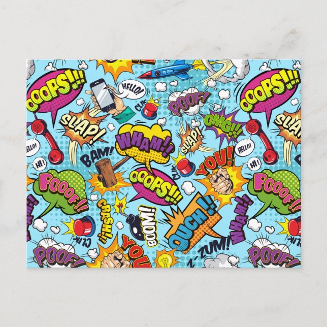 Postal Patrón de historietas (Anverso)