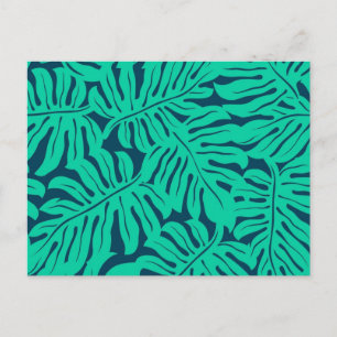 Postal Patrón de hojas