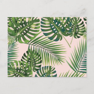 Postal Patrón de hojas