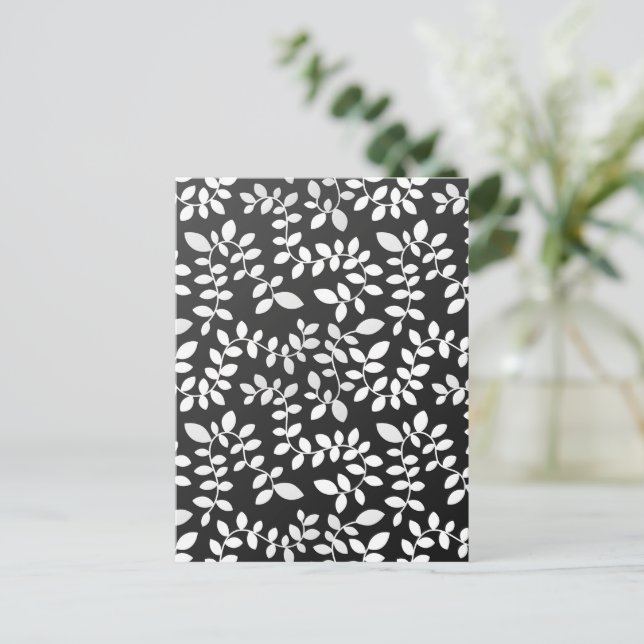 Postal Patrón de hojas 10 (Anverso de pie)