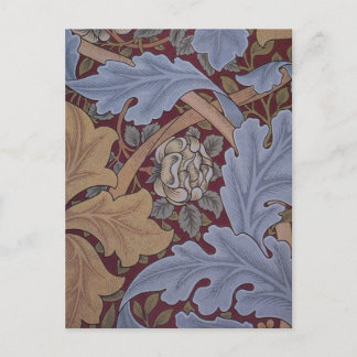 Postal Patrón de hojas de St. James Acanthus por William 