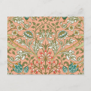 Postal Patrón de Jacinto de William Morris Rosa Polvorien