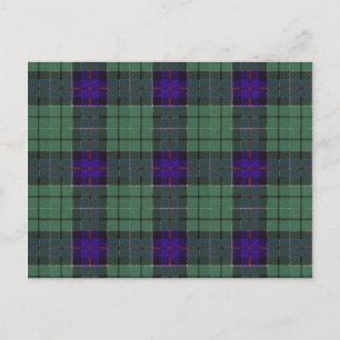 Postal Patrón de Leslie Scottish Tartan