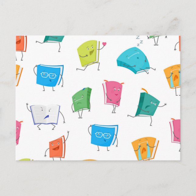 Postal Patrón de libro (Anverso)