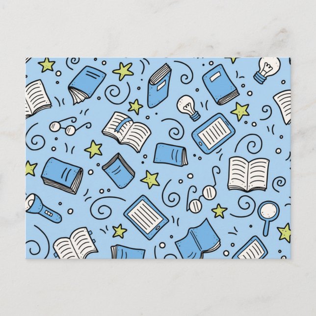 Postal Patrón de libro (Anverso)