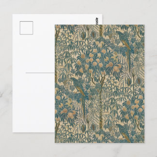 Postal Patrón de Macaw de estilo Art Nouveau de Walter Cr