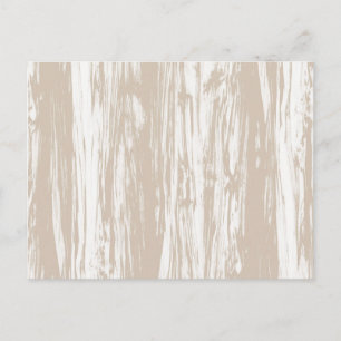 Postal Patrón de madera de deriva - túnez y blanco