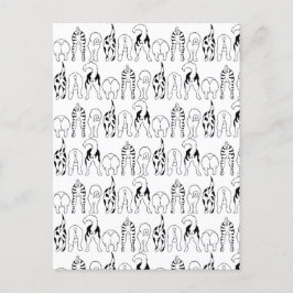 Postal Patrón de manchas de perro