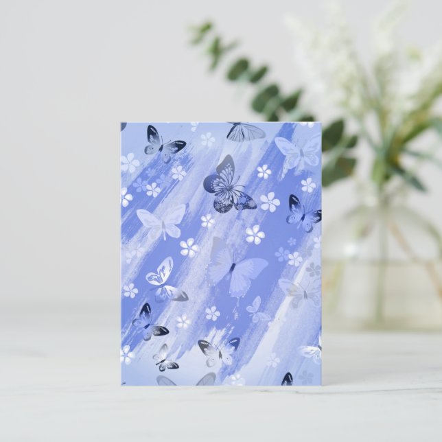 Postal Patrón de mariposa 13 (Anverso de pie)