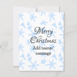 Postal Patrón de nieve del patrón de nieve de la nieve az