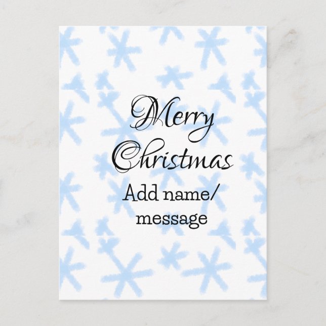 Postal Patrón de nieve del patrón de nieve de la nieve az (Anverso)