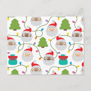 Postal Patrón de notificaciones Santa