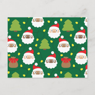 Postal Patrón de notificaciones Santa