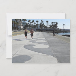 Postal Patrón de olas en el paseo marítimo de Paphos, Chi