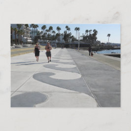 Postal Patrón de olas en el paseo marítimo de Paphos, Chi