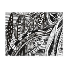 Patrón de paisaje urbano blanco y negro de doodle