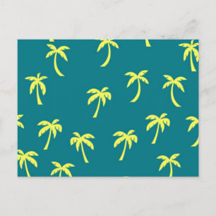 Postal Patrón de palmera