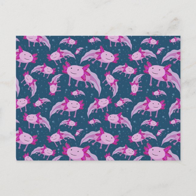 Postal Patrón de peces caminantes de México (Anverso)