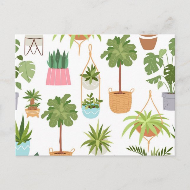 Postal Patrón de planta (Anverso)