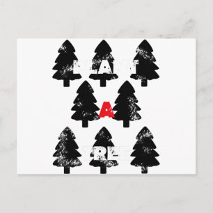 Postal Patrón de plantar un árbol