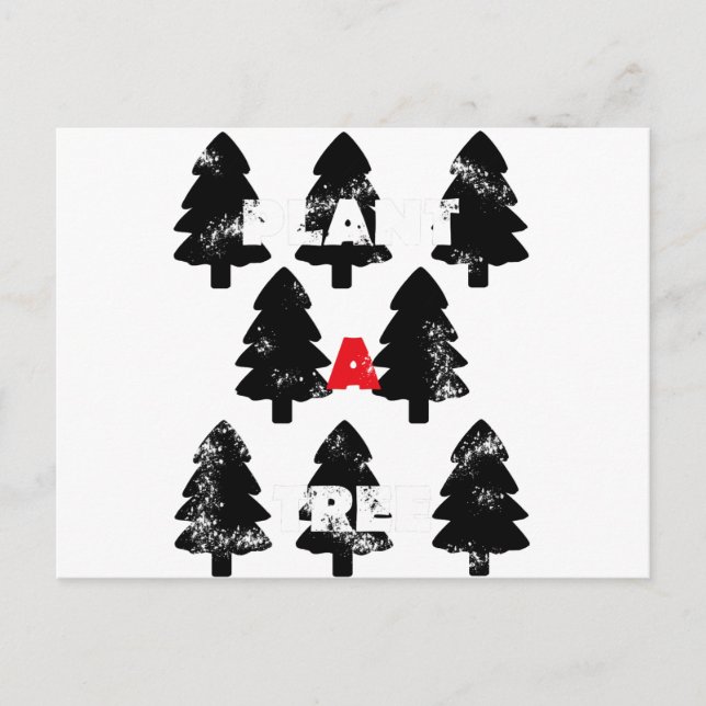 Postal Patrón de plantar un árbol (Anverso)