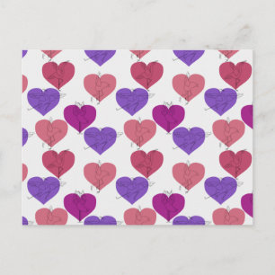 Postal Patrón de posturas de yoga   Patrón continuo de yo