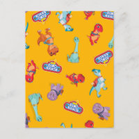 Patrón de rancho Dino en amarillo