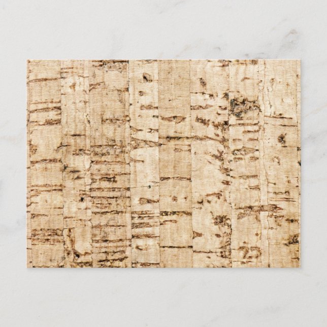 Postal Patrón de roble de corcho (Anverso)