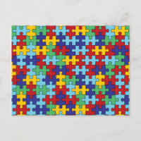 Patrón de rompecabezas de conciencia del autismo
