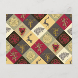 Postal Patrón de Sigil de Juego de Tronos