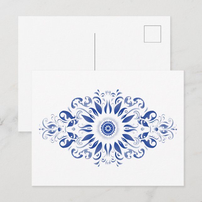 Postal patrón de sol (Anverso / Reverso)