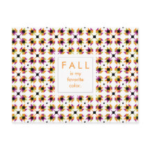 Patrón de trama de tallo de hojas de otoño moderna