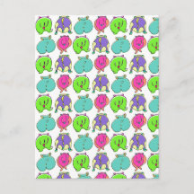 Patrón de Traseros de Hámster Coloridos