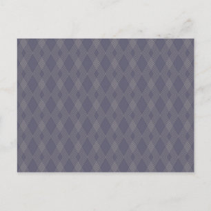 Postal Patrón de zag en zig gris, fresco, moderno, de mod