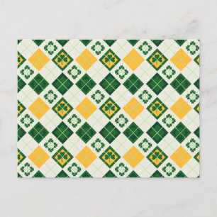 Postal Patrón del Día de San Patricio Irlandés