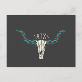 Postal Patrón del Suroeste del Cuerno Largo de Austin Tex