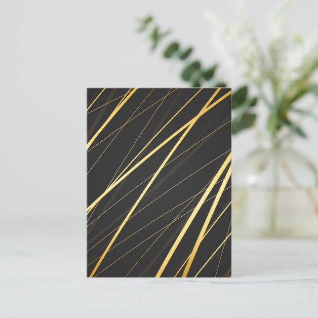 Postal Patrón dorado 1 (Anverso de pie)