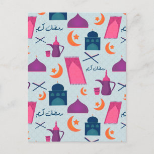 Postal Patrón feliz de Ramadán