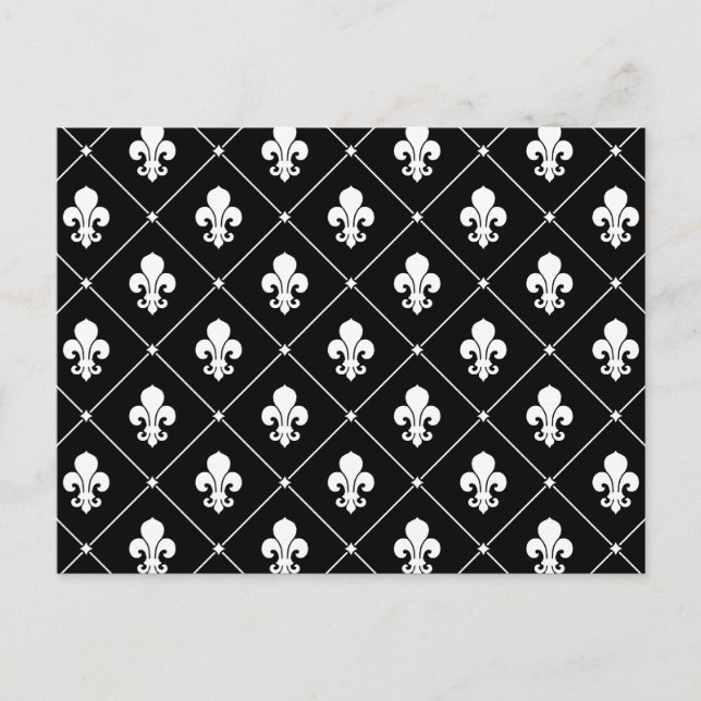 Postal Patrón Fleur De Lis (Anverso)