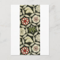 Patrón floral, textil de KIMONO japonés