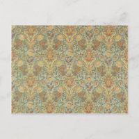 Patrón floral vintage Paisley Cyan Amarillo verde