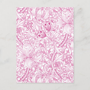 Postal Patrón floral William Morris Golden Lily