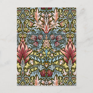 Postal Patrón floral William Morris Snakeshead